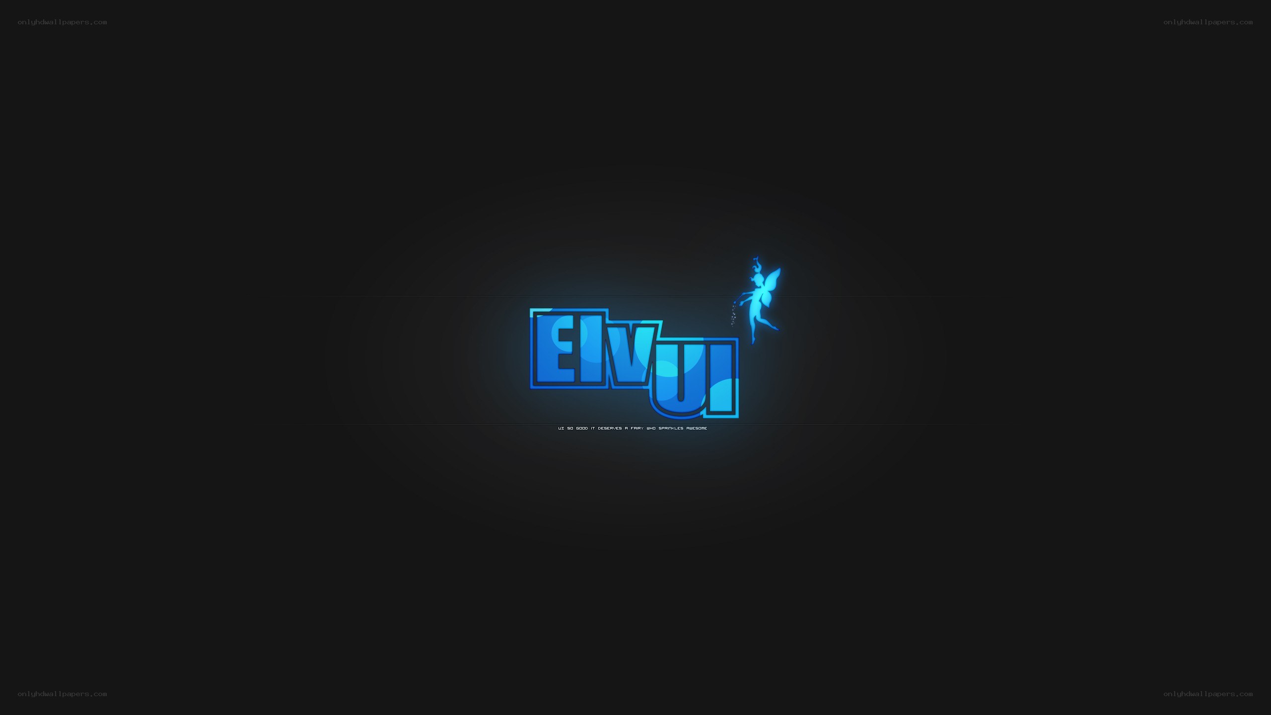 ElvUI logo on dark background