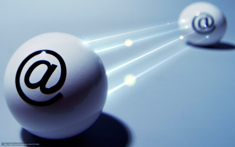 Email communication concept