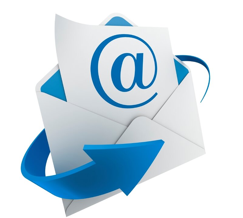 Email Icon with @ Symbol
