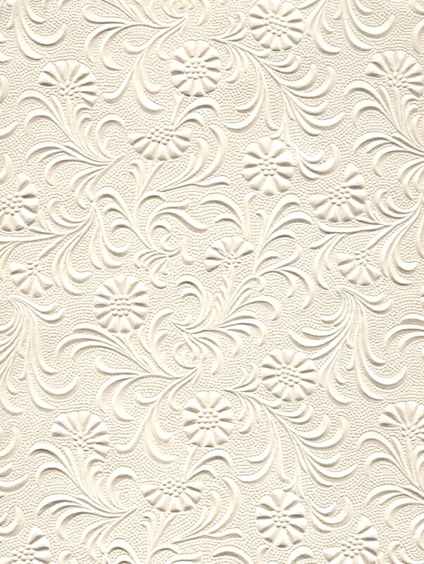 embossed floral pattern