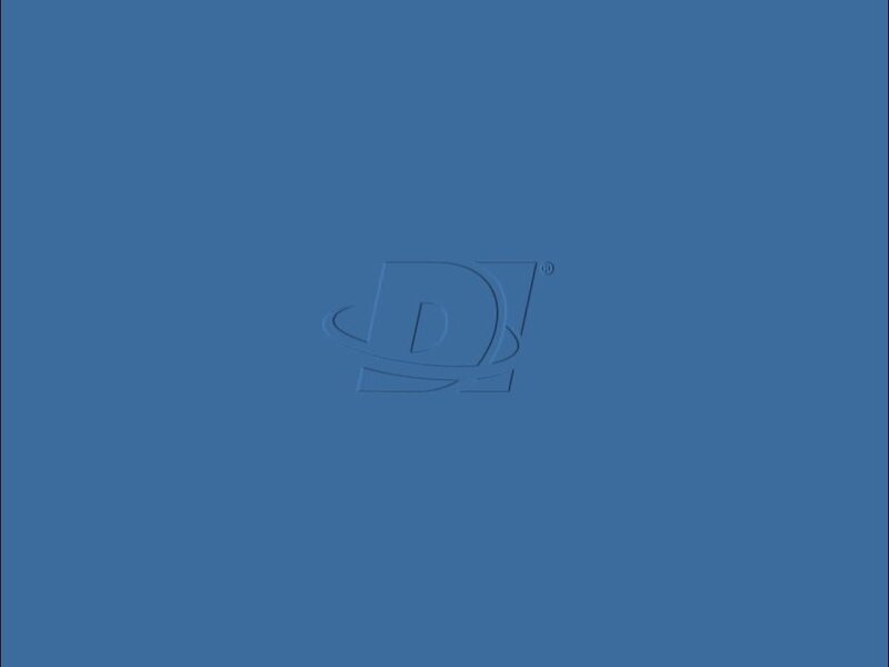 Embossed Logo on Blue