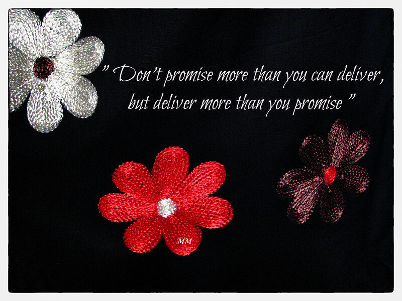 Embroidered Flowers