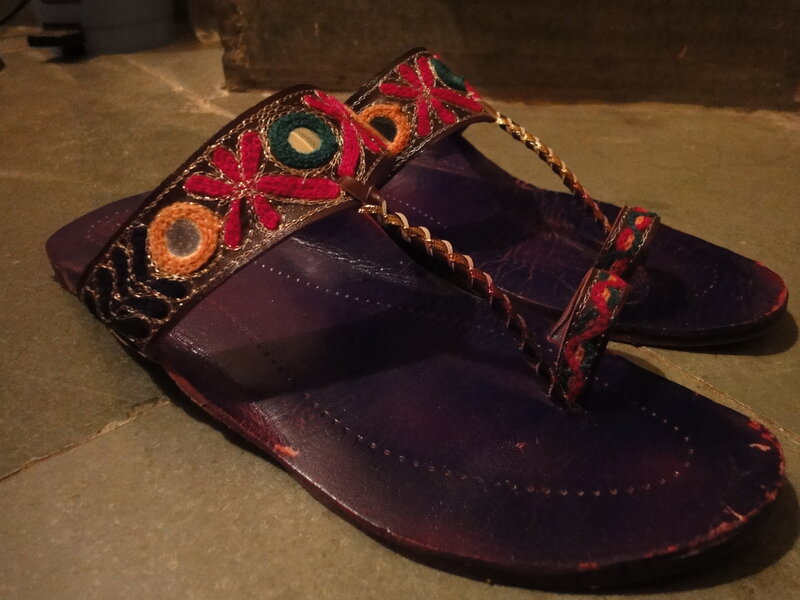 Embroidered Sandals