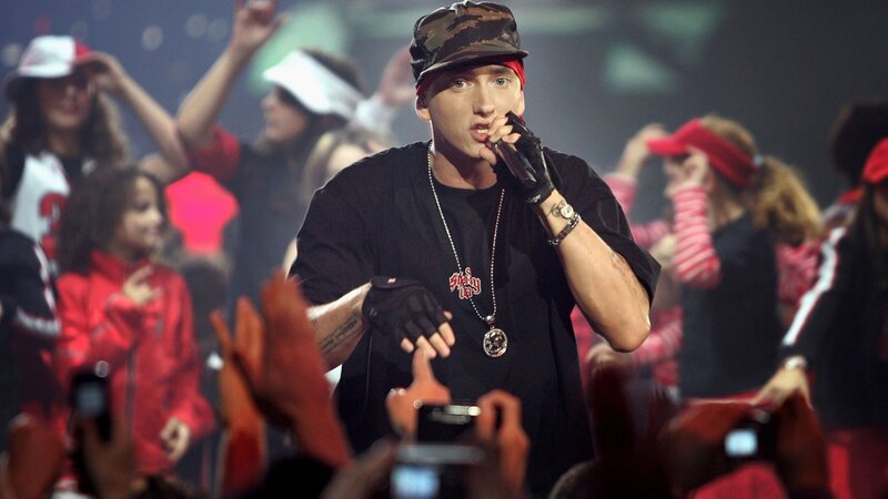Emcee Performing on Stage — Black