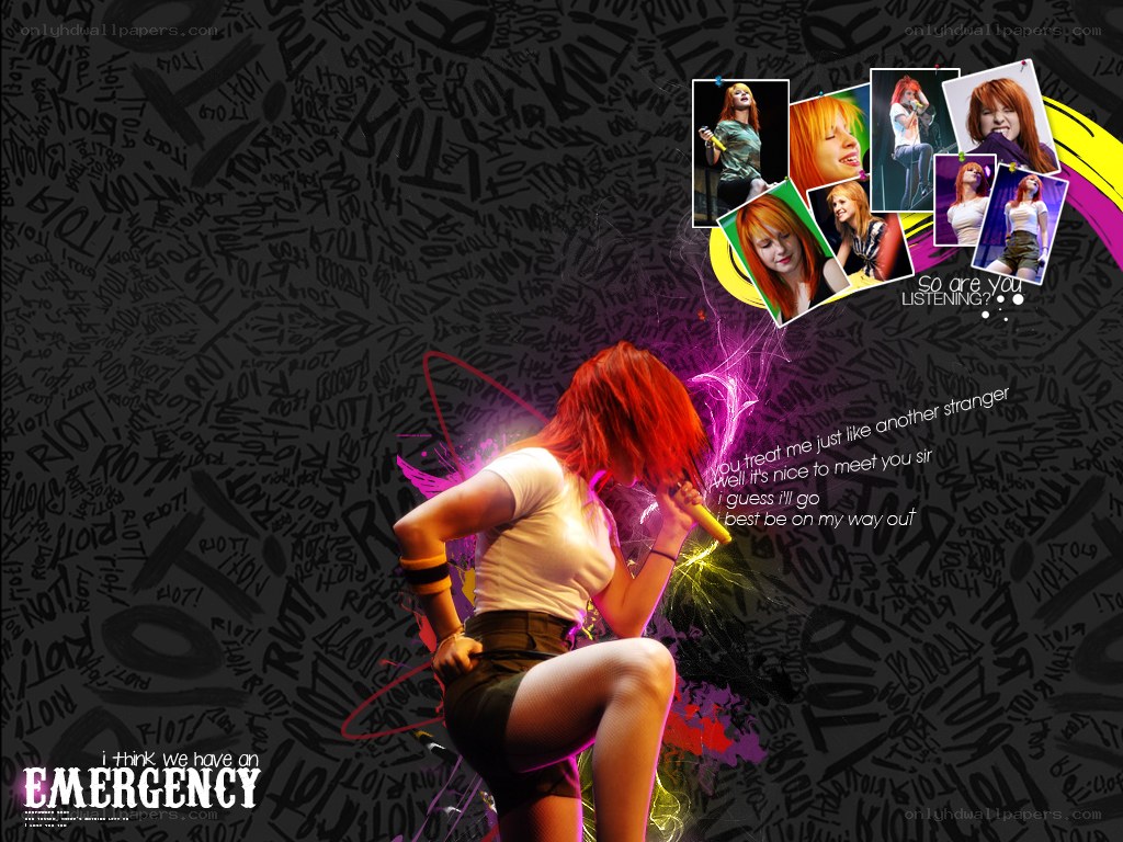 Emergency band collage