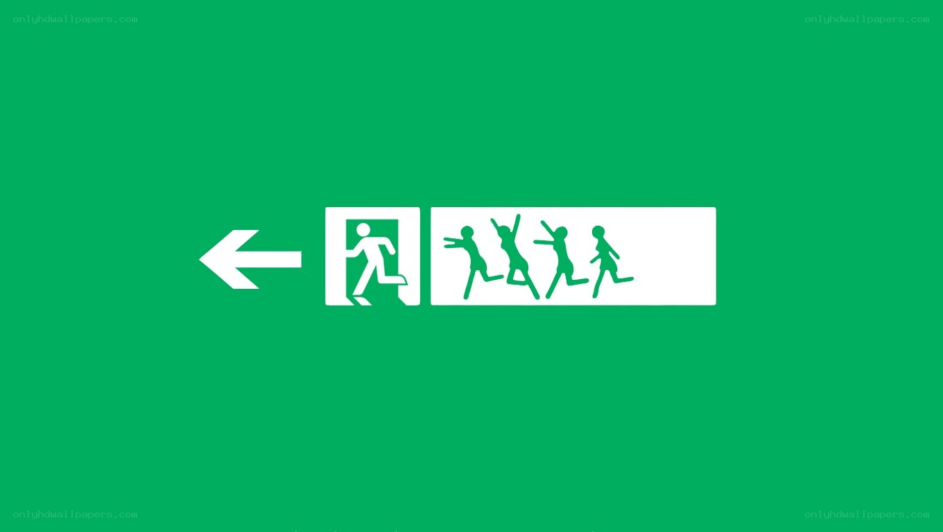 emergency exit sign