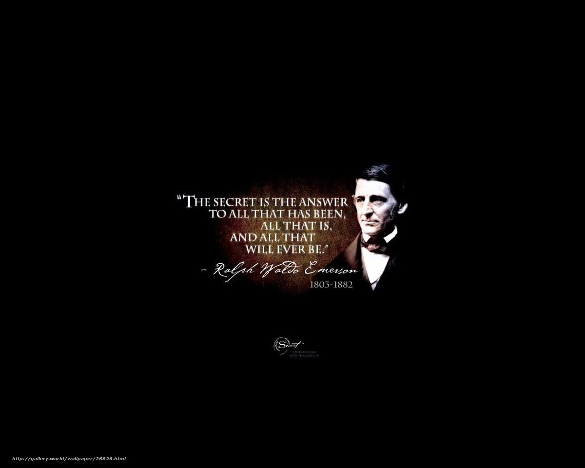 Emerson quote wallpaper