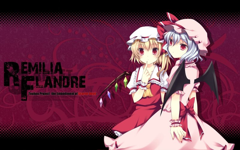 Emilia and Remilia from Touhou