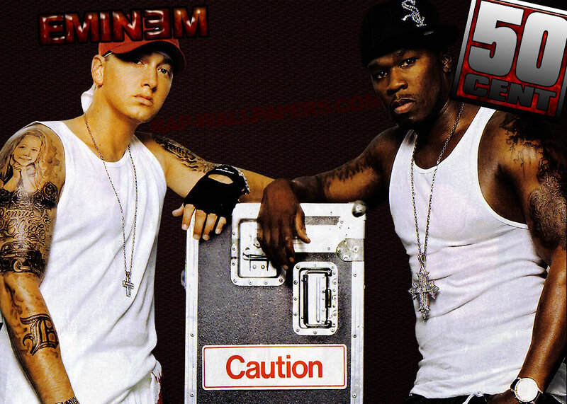 Eminem and 50 Cent together