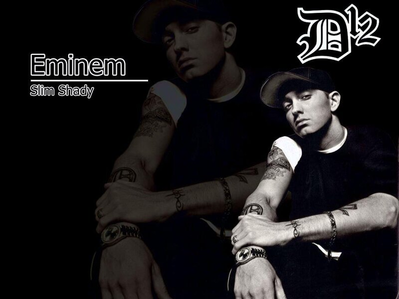 Eminem and Slim Shady