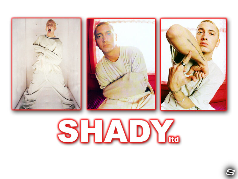 Eminem in a straitjacket