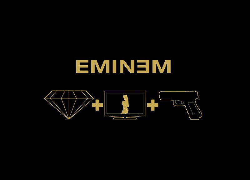 Eminem logo with symbols