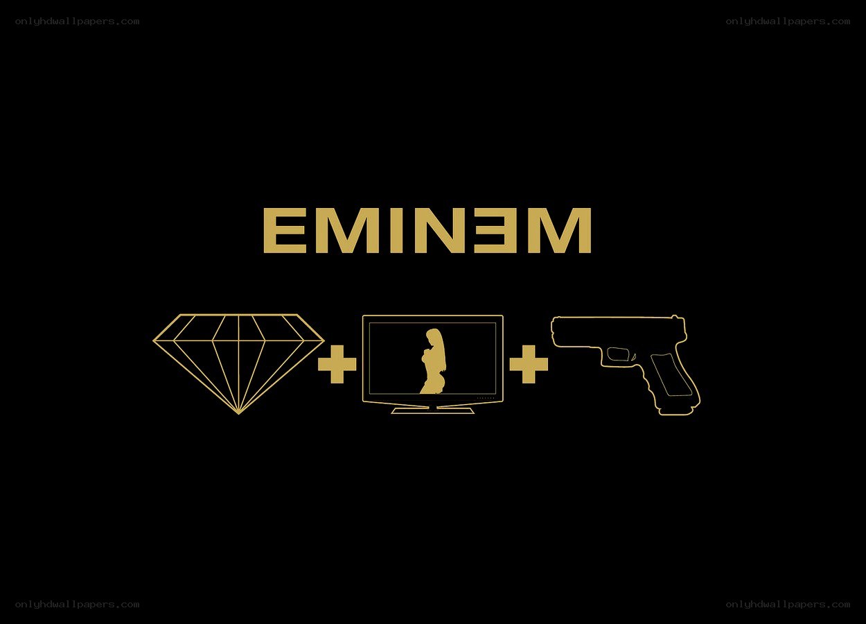 Eminem logo with symbols