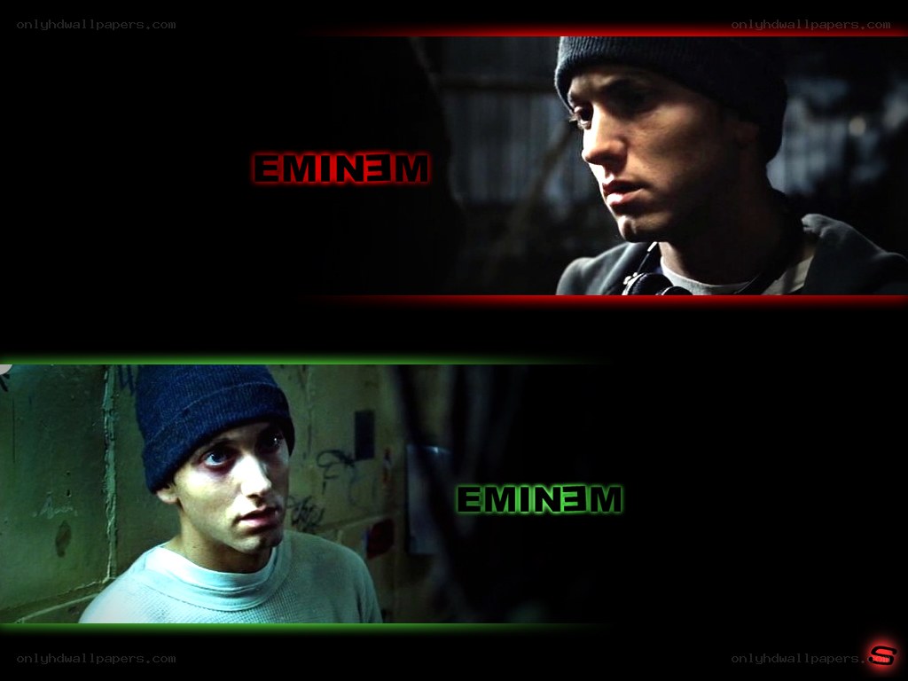 Eminem movie scenes collage