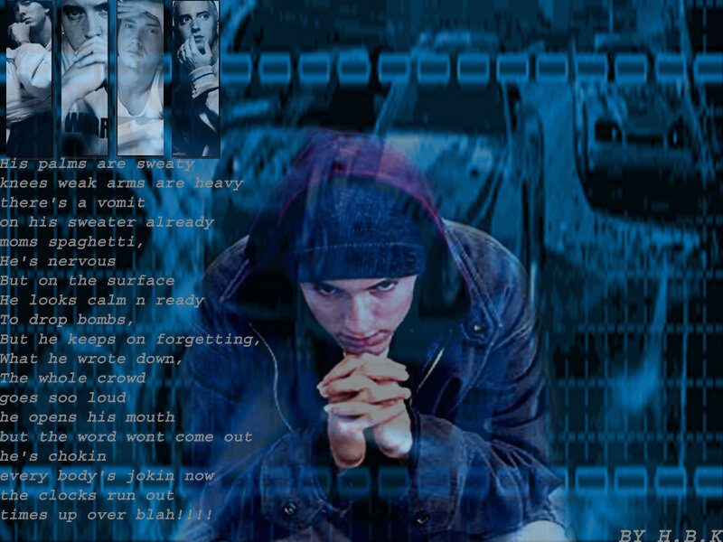 Eminem performance collage