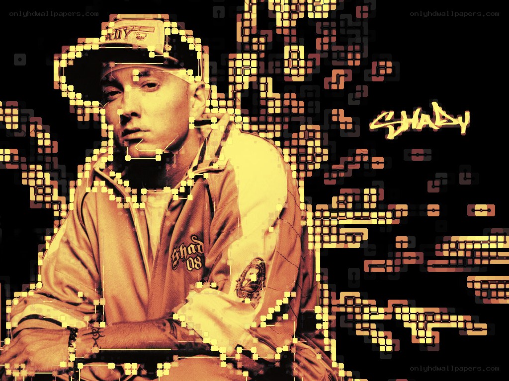 Eminem pixel art portrait