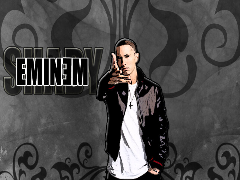 Eminem Pointing Forward