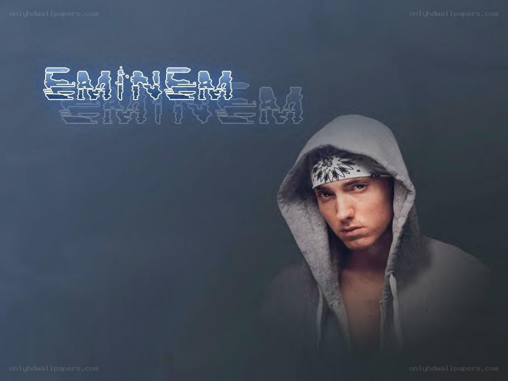 Eminem portrait with name text