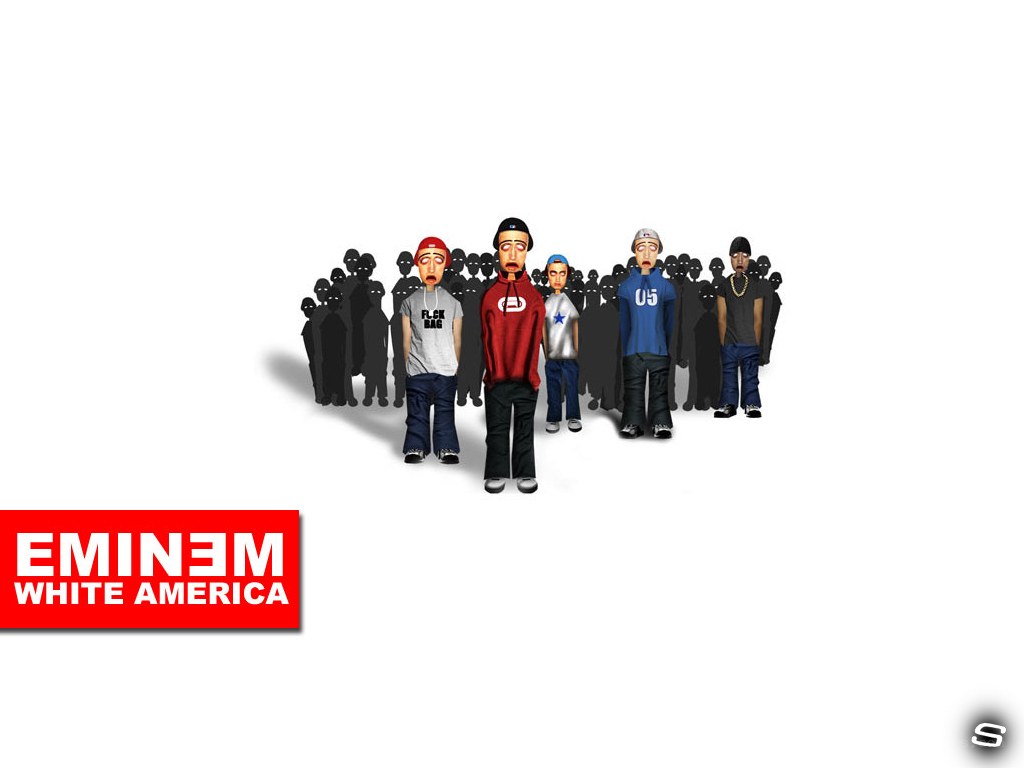 Eminem's White America artwork