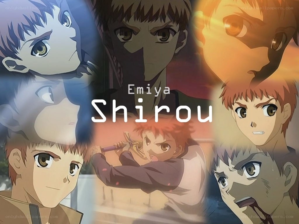 Emiya Shirou character collage