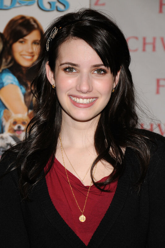 Emma Roberts at a movie premiere