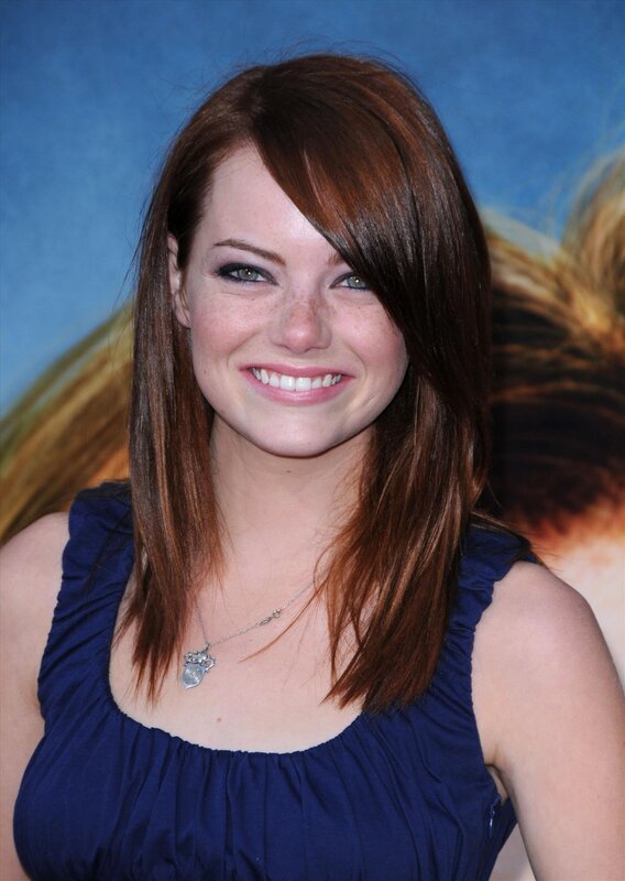 Emma Stone at a movie premiere