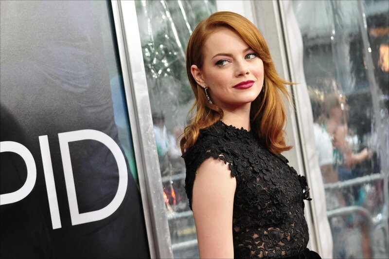 Emma Stone at a movie premiere