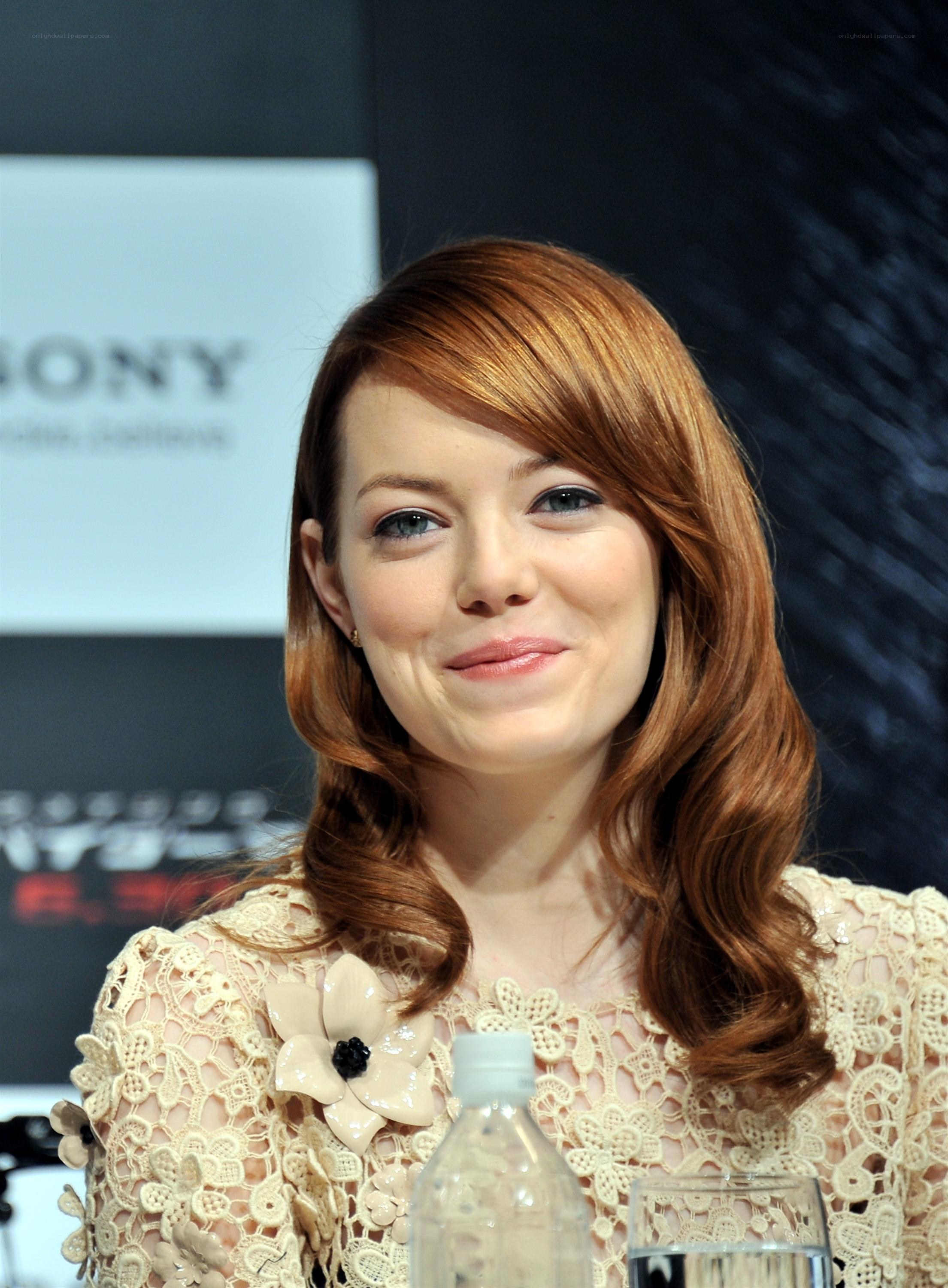 Emma Stone at a press event