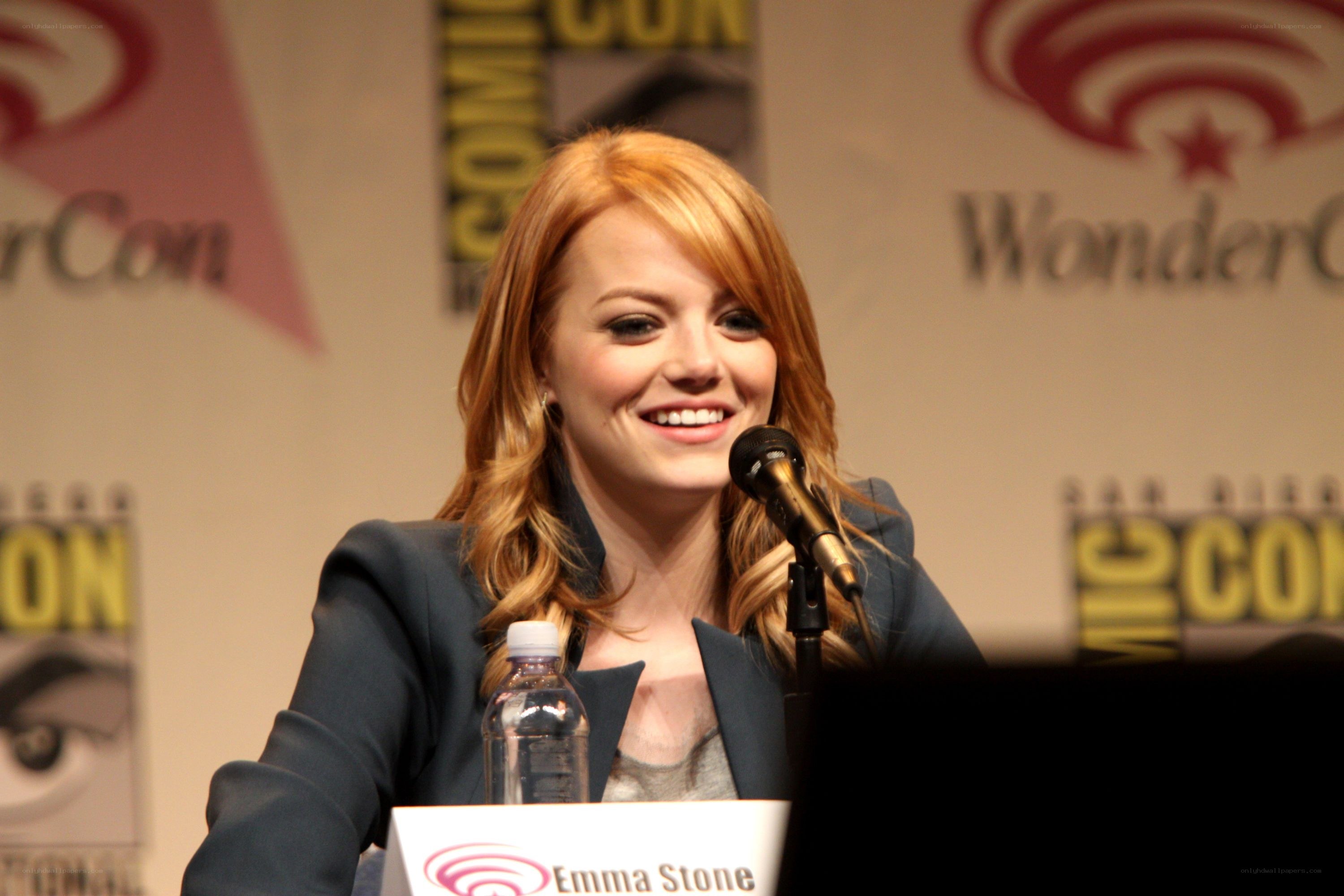 Emma Stone at Comic-Con panel