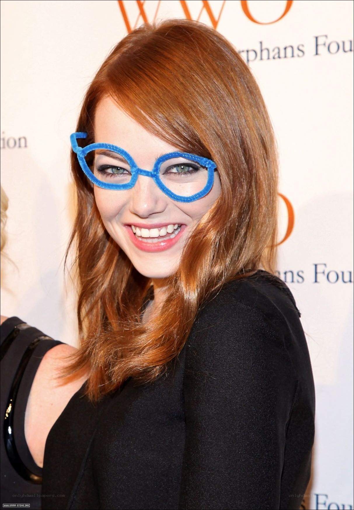 Emma Stone at event with glasses