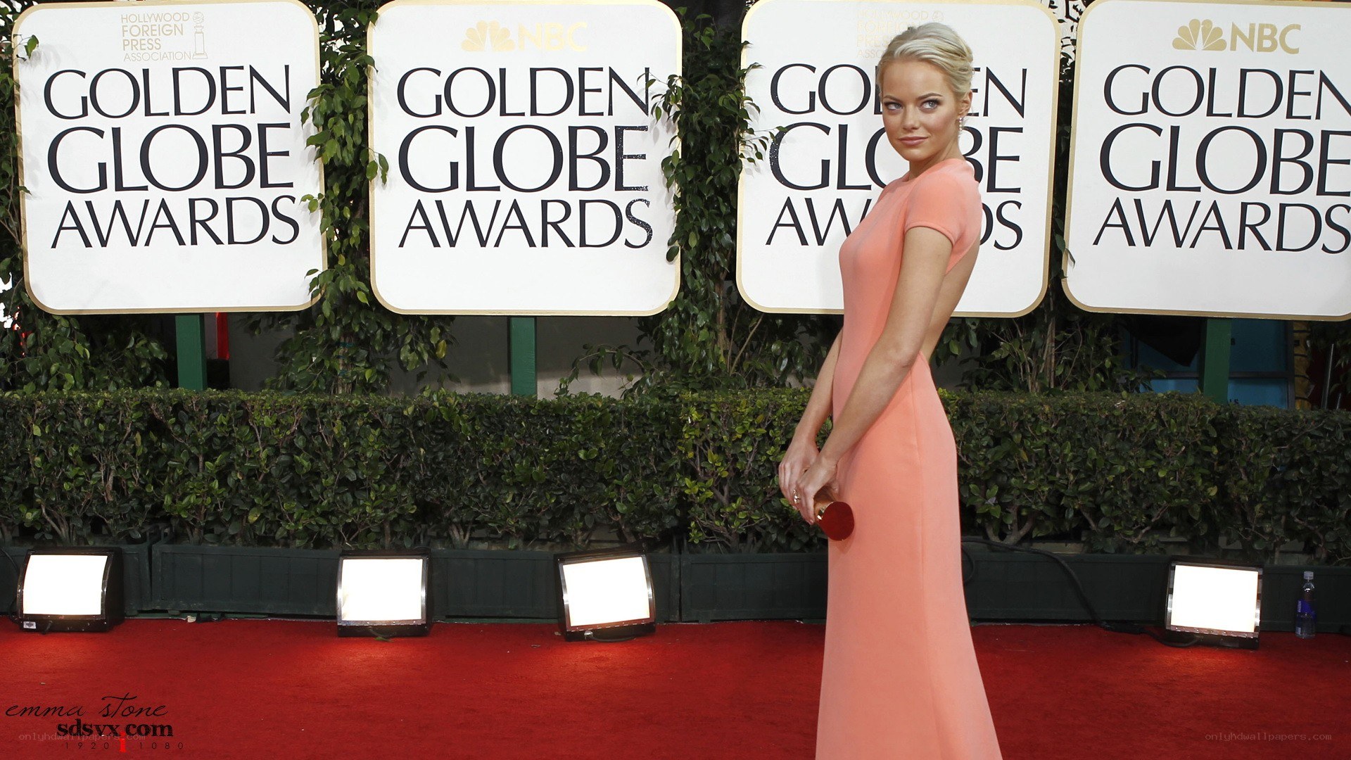 Emma Stone at Golden Globes