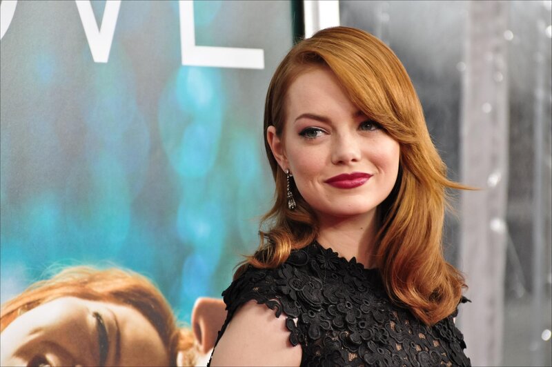 Emma Stone at movie premiere