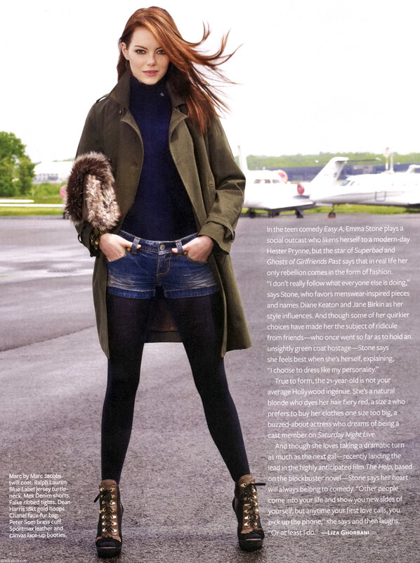 Emma Stone fashion shoot