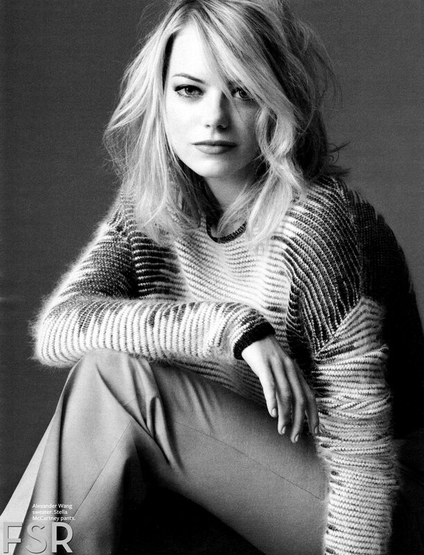 Emma Stone in a fashion shoot
