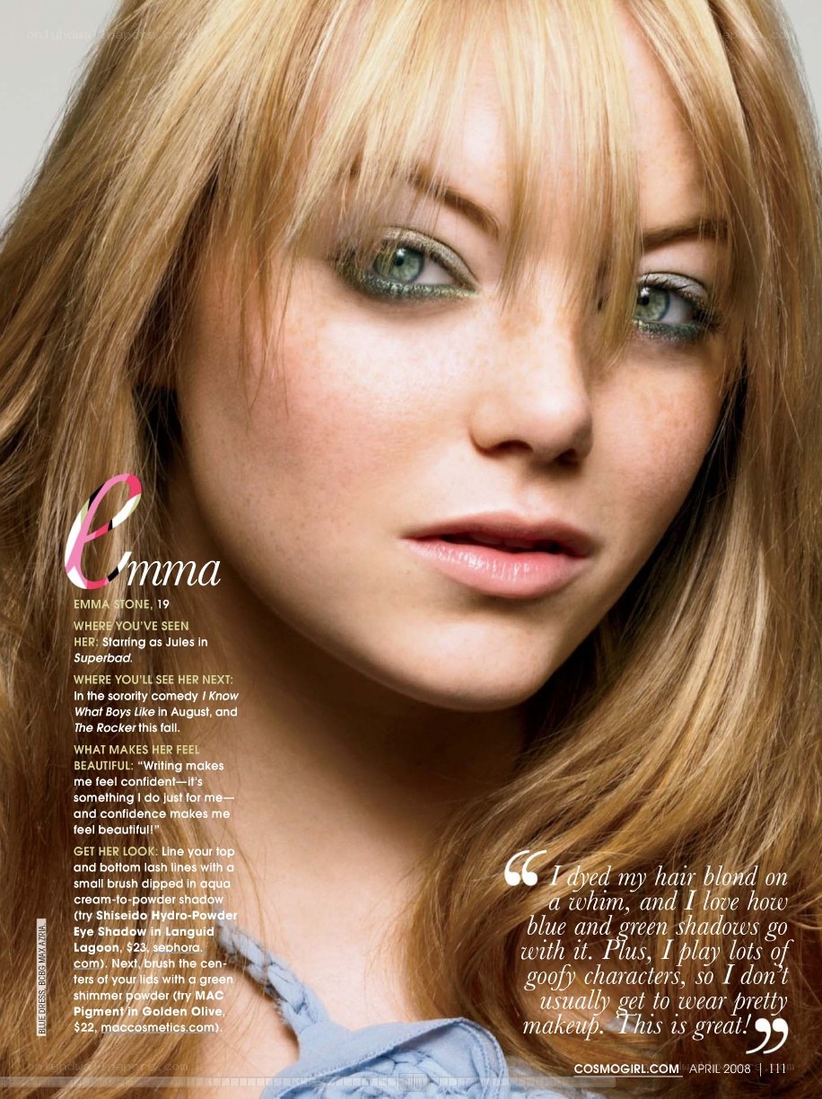 Emma Stone magazine feature