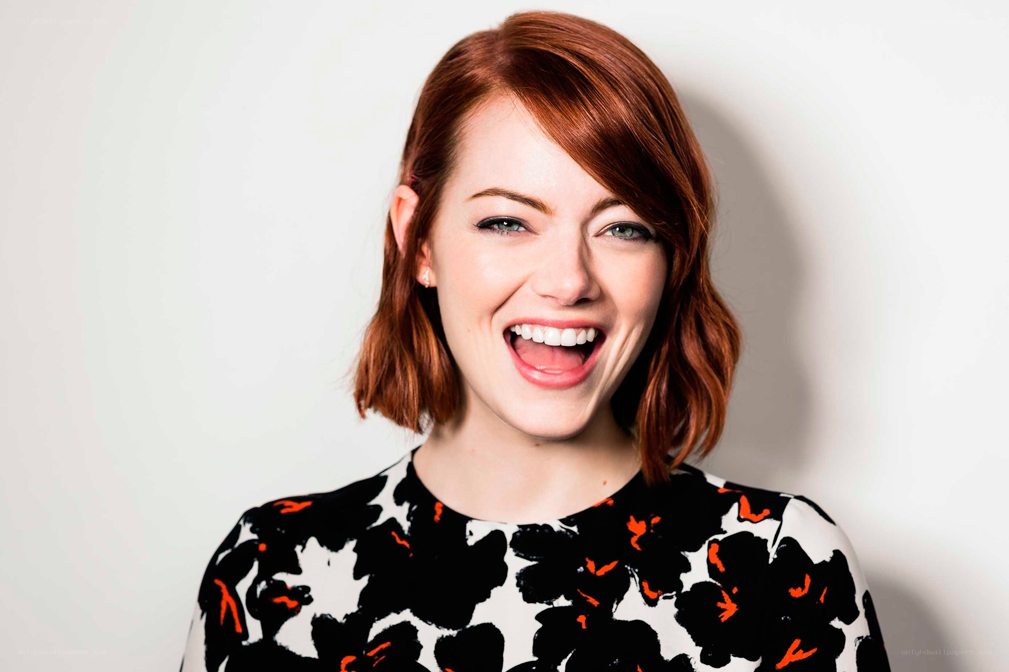 Emma Stone smiling brightly