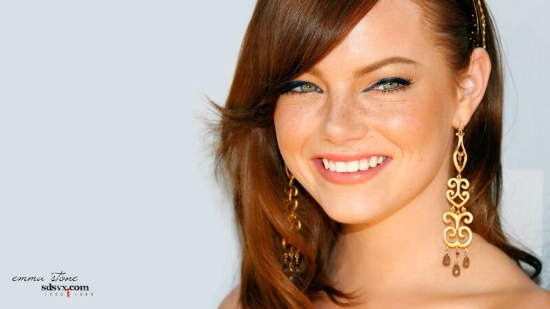 Emma Stone smiling portrait
