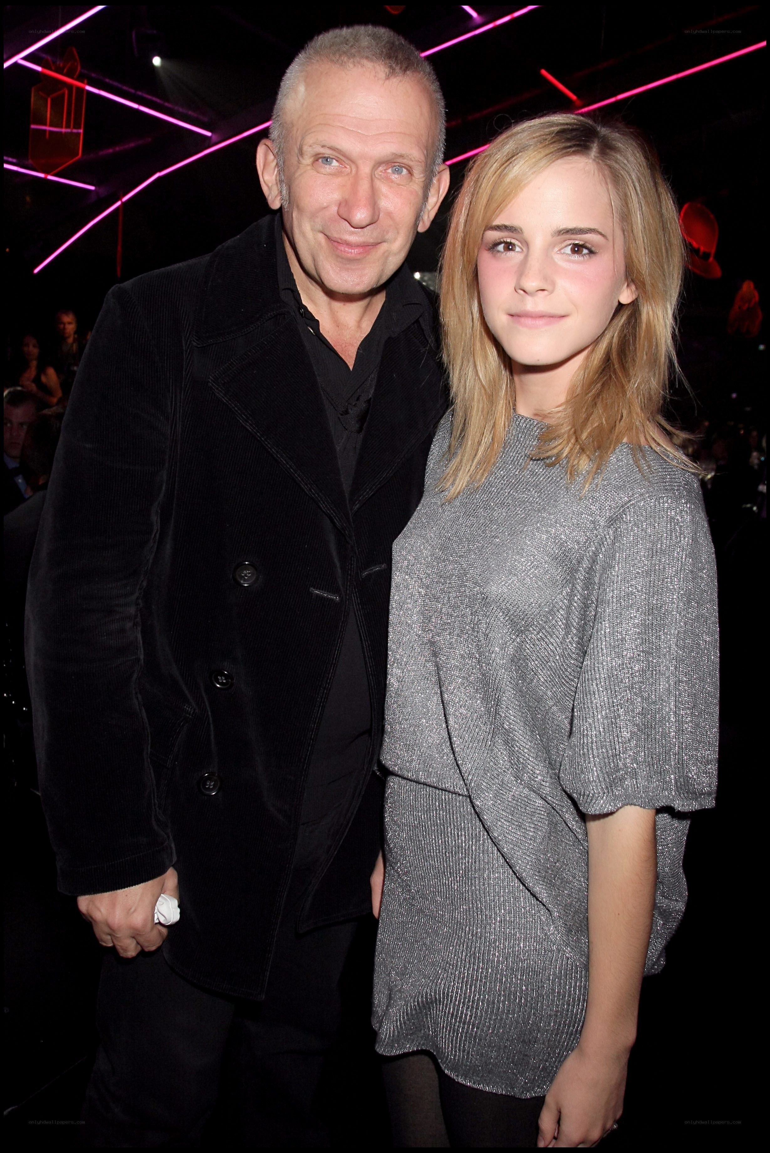 Emma Watson and a man at an event