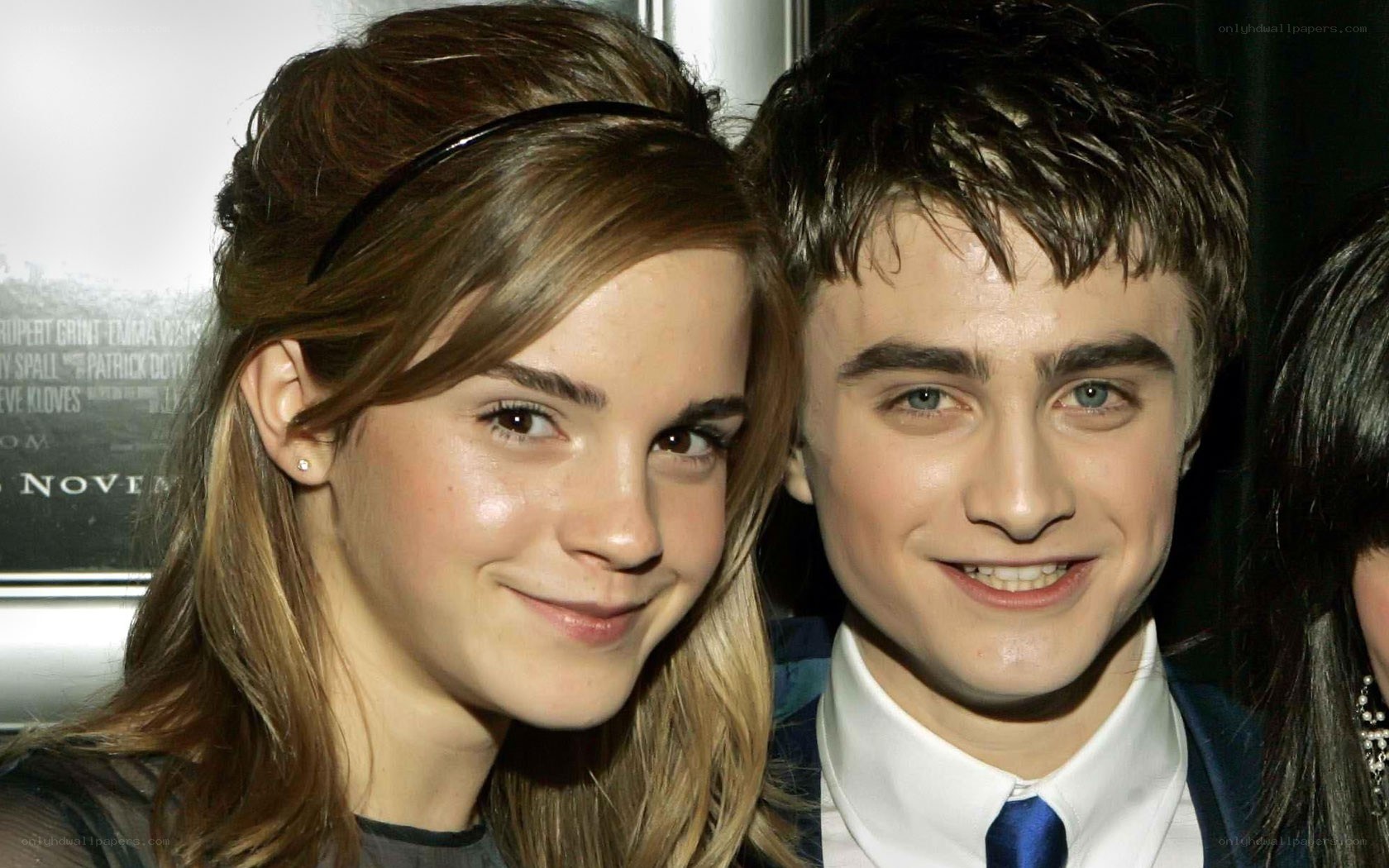 Emma Watson and Daniel Radcliffe at event