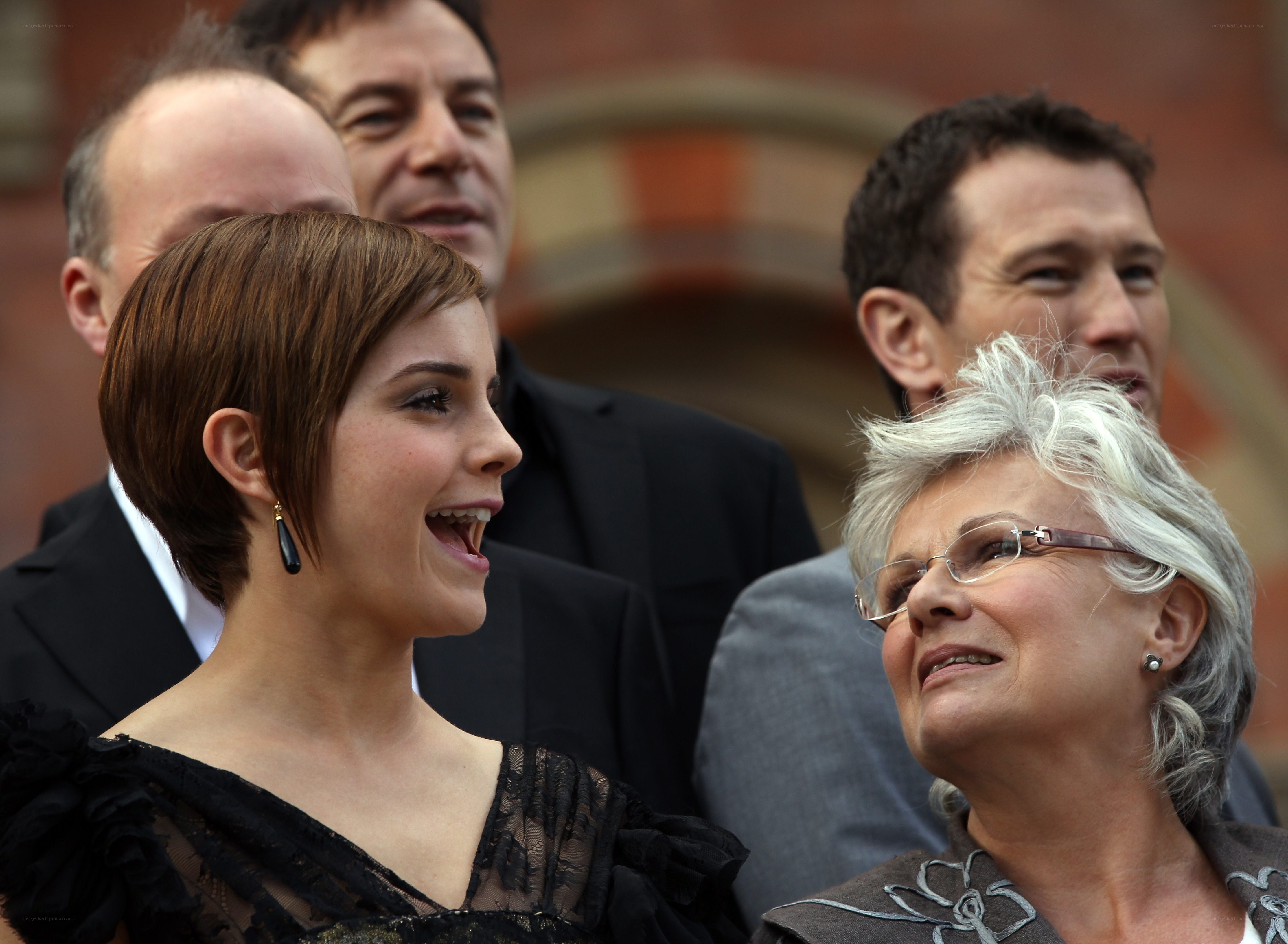 Emma Watson and others at event