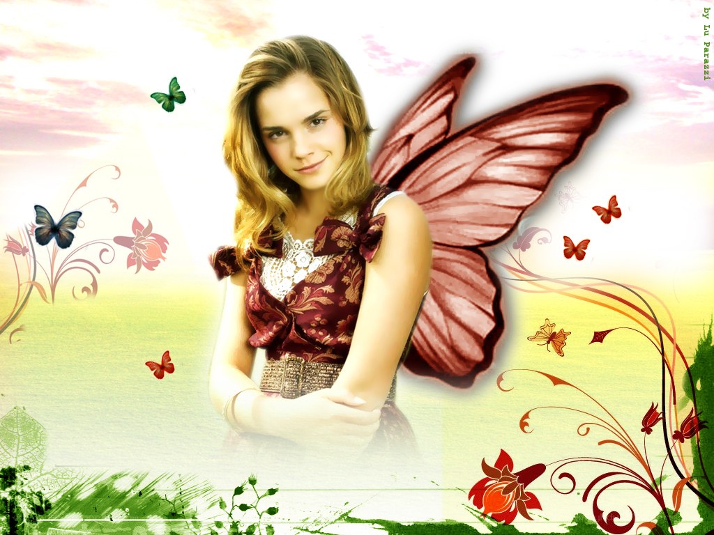 Emma Watson as a fairy