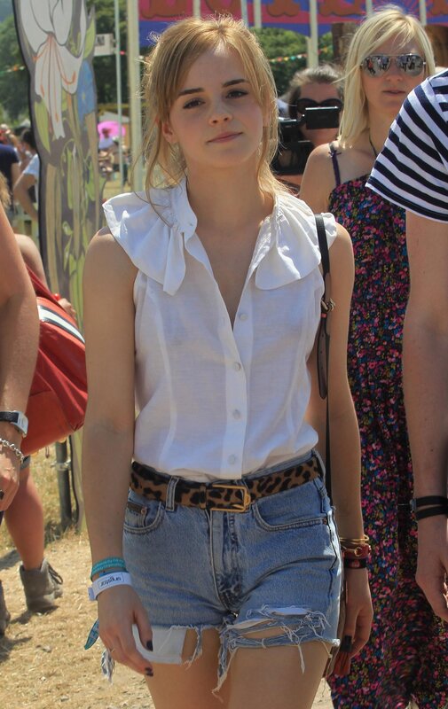 Emma Watson at a festival