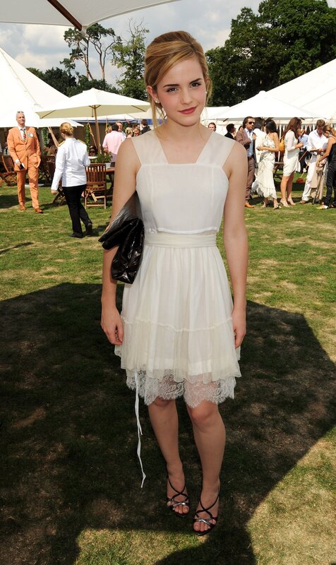 Emma Watson at a garden party
