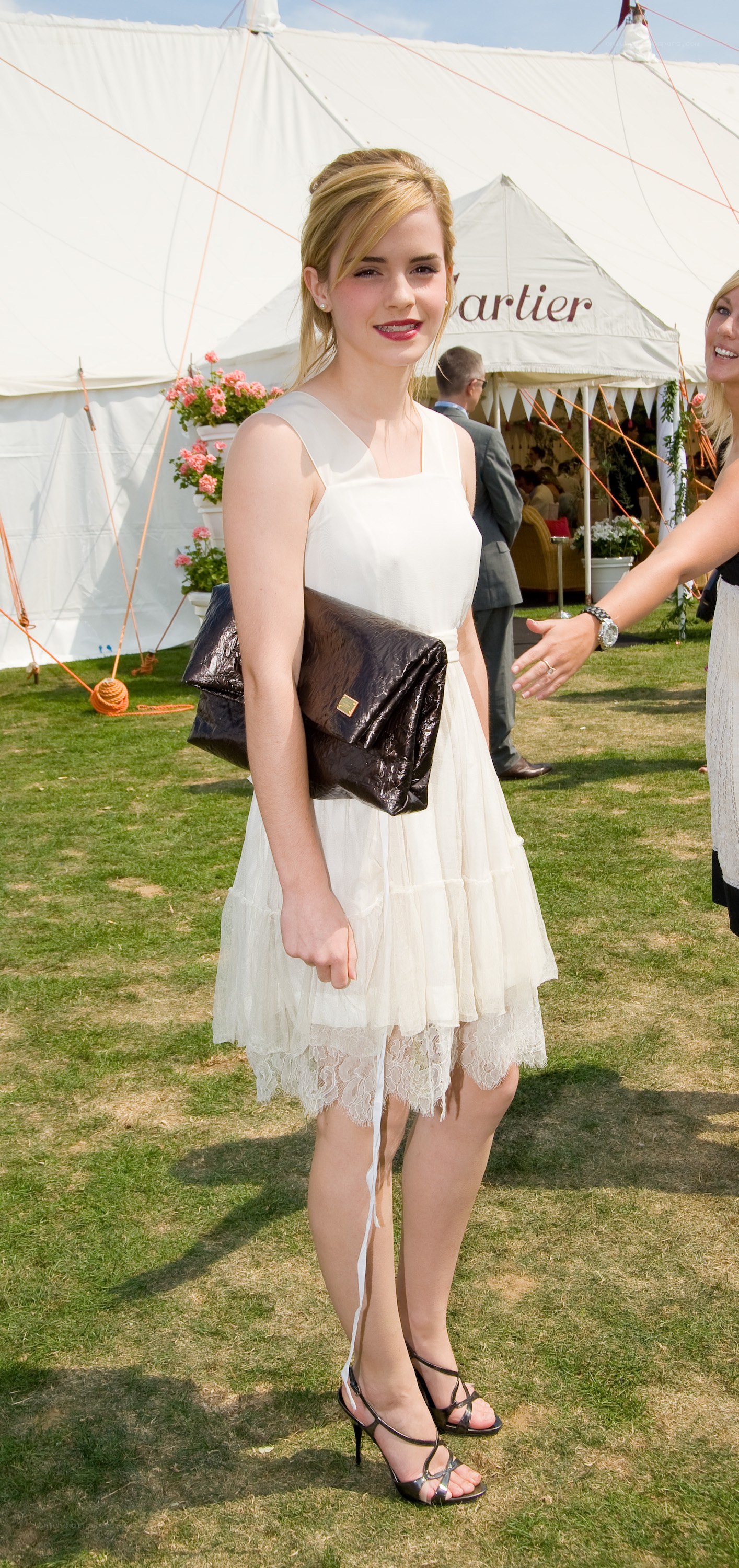 Emma Watson at a garden party