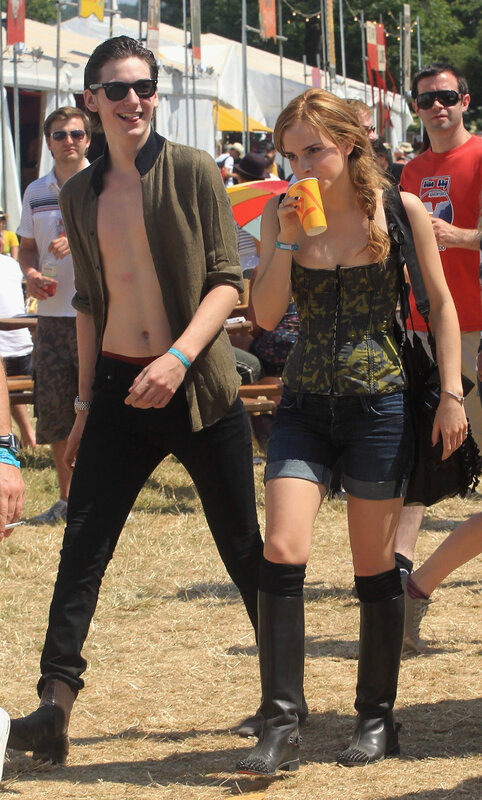 Emma Watson at a music festival