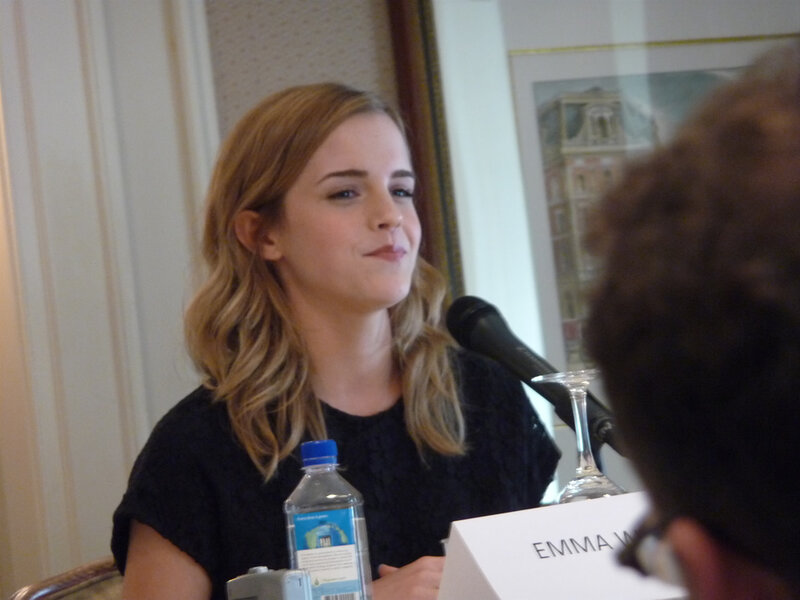 Emma Watson at a press event