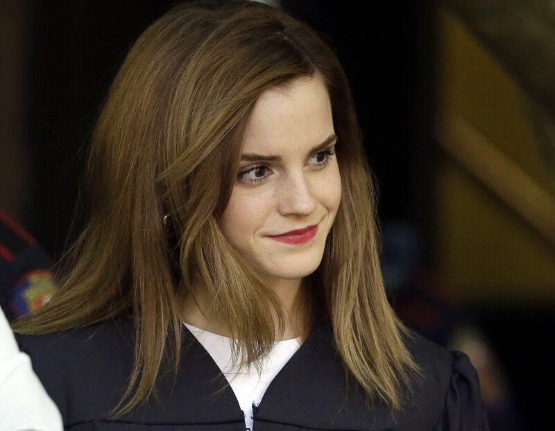Emma Watson at graduation