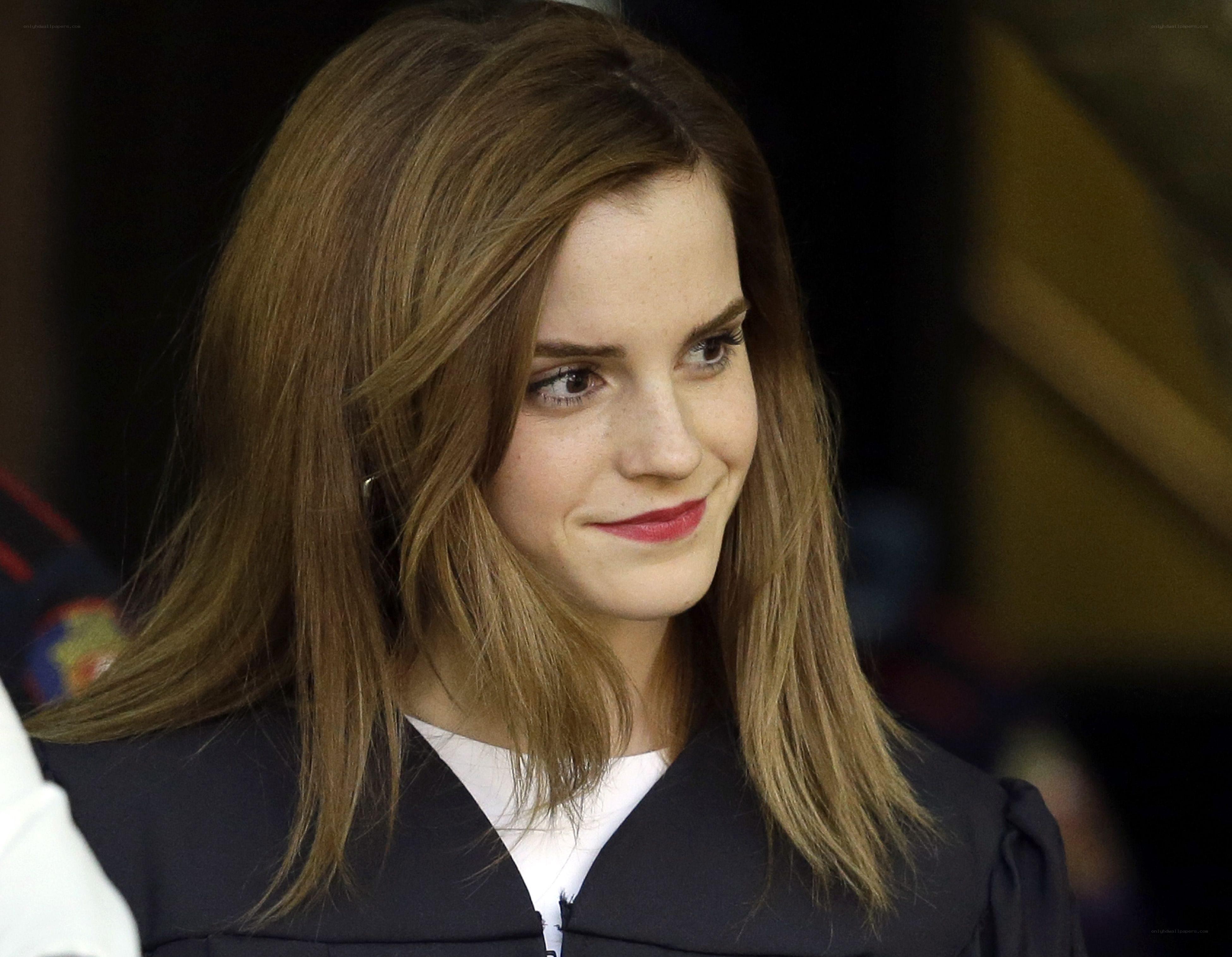 Emma Watson at graduation