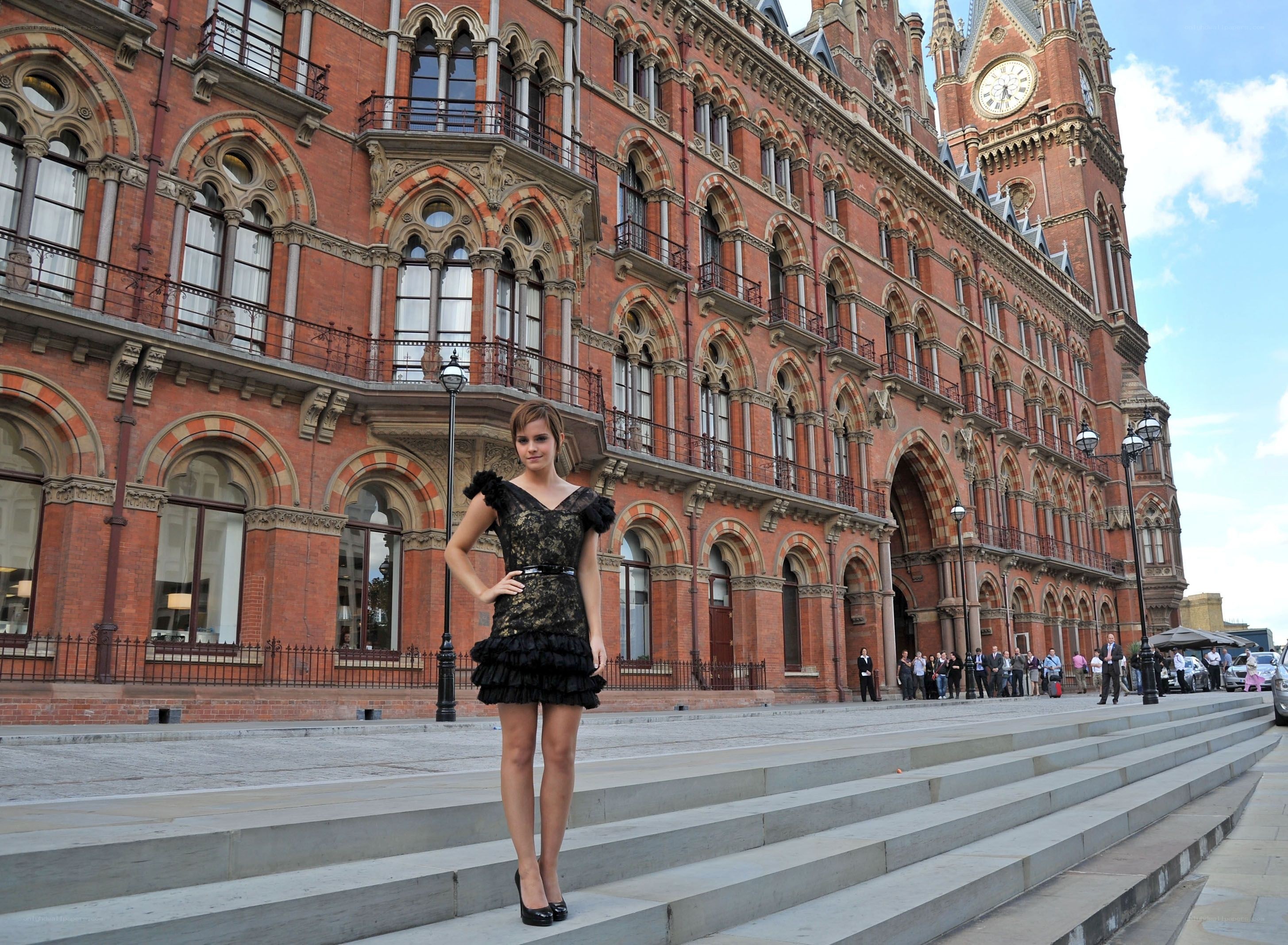 Emma Watson at St Pancras