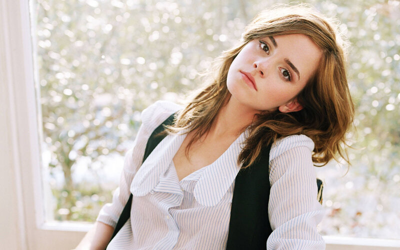 Emma Watson by window
